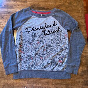 Disney Parks Disneyland Resort long sleeve gray sweatshirt